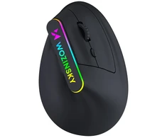 Wozinsky WMG-1164 Wireless Vertical Ergonomic Pelė žaidimams 3600 DPI with RGB pašvietimas - Juodas