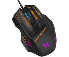 Wozinsky WMGK-1179W su laidu Optinė pelė žaidimams 7200 DPI with Backlight - Juodas