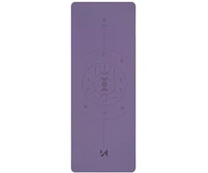 Wozinsky WNSP-NKP jogos ir gimnastikos kilimėlis 183 x 61 x 0,5 cm, pagamintas iš natūralios gumos - violetinė
