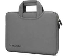 Wozinsky WNT-11G 10-11" Nešiojamas kompiuterinis krepšys su ištraukiama neopreno rankena - pilkas