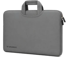 Wozinsky WNT-15G 15.6" Nešiojamas kompiuterio krepšys su ištraukiama neopreno rankena - pilkas