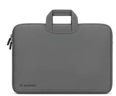 Wozinsky WNT-17G 17.3" Nešiojamas kompiuterio krepšys su ištraukiama neopreno rankena - pilkas