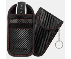 Wozinsky WPB-R14 RFID Blocking Case for Keyless Keys 14x9 cm - Juodas