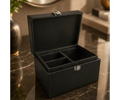 Wozinsky WPB-R16 RFID Blocking Box for Keyless Keys with Compartments 16x12x9 cm - Juodas