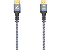 Wozinsky WPS-16AYL3S DisplayPort 2.1 Cable 80 Gb/s 16K@60Hz 8K@120Hz 4K@240Hz HDR HDCP DSC 3m - Juodas