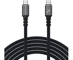 Wozinsky WPS-UY41S USB-C USB4 Cable 40Gb/s 240W 1m 4K - Juodas