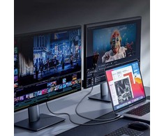 Wozinsky WPS-UY42S USB-C USB4 Cable 40Gb/s 240W 2m 4K - Juodas