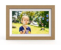 Nuotraukų rėmelis Wozinsky WRC-32 10.1" Digital Photo Frame with Frameo 32GB App - šviesiai rudas