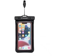 Wozinsky WWE-01 vandeniui atsparus dėklas su PVC juostele - juodas