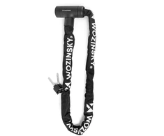 Wozinsky WZR-K2 Keyed Chain Bicycle Lock - Juodas