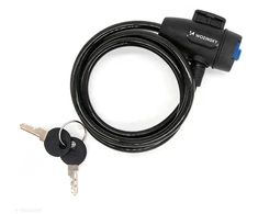 Wozinsky WZR-K3 Cable Bicycle Lock with Key 90 cm - Juodas