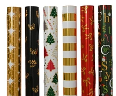 Wrapping paper Decoris Metallic. 70 cm x 150 cm
