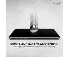 X-ONE Full Cover Extra Strong Matte – skirtas iPhone 12 mini grūdintas stiklas 9H