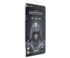 X-ONE Full Cover Extra Strong Privacy – skirtas iPhone 15 Pro Max (visi klijai) grūdintas stiklas 9H