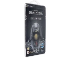 X-ONE Full Cover Extra Strong Privacy - skirtas Apple iPhone 15 Pro Max (full glue) apsauginis stiklas 9H