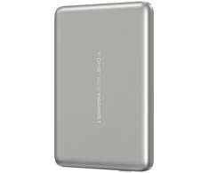 X-ONE Razor 2 Magcharge Ultraslim (7,6 mm) išorinė baterija, suderinama su MagSafe 5000mAh - sidabrinis