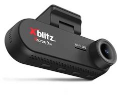 XBLITZ VECTOR 3CH 3-CHANNEL DVR WITH REARVIEW CAMERA, Wi-Fi, AND GPS