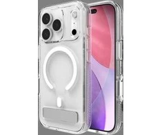 ZAGG Crystal Palace Snap KS MagSafe dėklas, skirtas iPhone 17 Pro – skaidrus