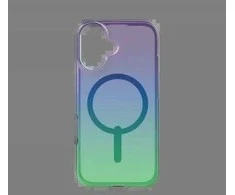 ZAGG Milan Snap Dėklas su MagSafe, skirtas iPhone 16 – žalia/violetinė
