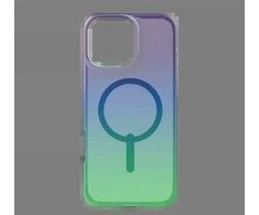 ZAGG Milan Snap Dėklas su MagSafe, skirtas iPhone 16 Pro Max – žalia/violetinė