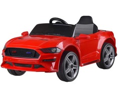 Akumuliatorinis sportinis kabrioletas vaikams Jokomisiada Mustang PA0169 | spalva: raudona