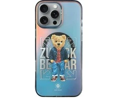 4Tel ZUCK BEAR dėklas CALIFORNIA COOL MAG suderinamas su MagSafe, skirtas IPHONE 16 languotiems marškiniams