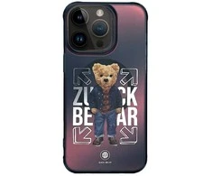 4Tel ZUCK BEAR dėklas CALIFORNIA COOL MAG suderinamas su MagSafe, skirtas IPHONE 15 Pro džinsams