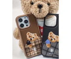 Dėklas Forcell Inne ZUCK BEAR case DARREN compatible with MagSafe 16 juodas