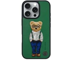 4Tel ZUCK BEAR dėklas LONDON CLASSIC, skirtas IPHONE 16 mayfair swank