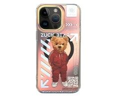 4Tel ZUCK BEAR dėklas NEW YORK NEVER SLEEPS MAG suderinamas su MagSafe, skirtas IPHONE 15 Pro Brooklyn Baller