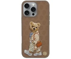4Tel ZUCK BEAR dėklas PARIS GENTLEMAN IPHONE 16 krepšiui