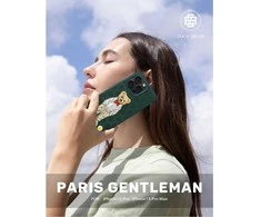 4Tel ZUCK BEAR dėklas PARIS GENTLEMAN, skirtas peteliškei IPHONE 16