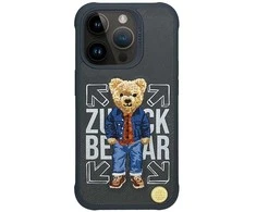 4Tel ZUCK BEAR dėklas SAN FRANCISCO FORTUNE, skirtas IPHONE 16 Pro Max socialinei atmosferai