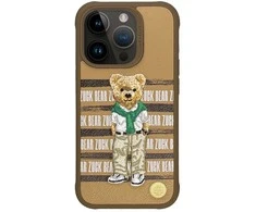4Tel ZUCK BEAR dėklas SAN FRANCISCO FORTUNE skirtas IPHONE 16 auksiniam meškučiui
