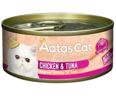 Aatas Cat Creamy vištiena&amp;Tuna konservas katėms 80g