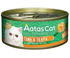 Brit Aatas Cat Tantalizing Tuna&amp;Tilapia konservai katėms skard. 80g