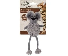 Bikuva.lt AFP Lambswool pelė su katžole žaislas katėms, 16 cm, 1 vnt
