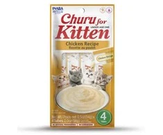 INABA Churu Kitten Chicken - skanėstas katėms - 4x14 g