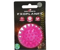 Dog Comets Exoplanet kamuoliukas šunims, rožinis, 5 cm