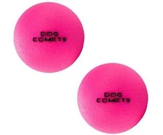 Dog Comets Stardust kamuoliukai šunims, rožiniai, 6 cm, 2 vnt