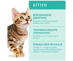 Optimeal Kitten sausas maistas kačiukams su vištiena, 1.5kg