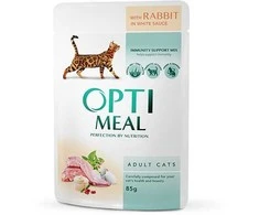 Optimeal konservai katėms su triušiena padaže, 85 g