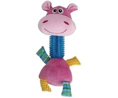 Pawise Long Neck Hippo žaislas šuniukams, 26 cm