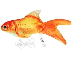 Robocat Goldfish judanti žuvis žaislas katėms, 30 cm