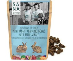 Sanadog Mini Bones triušienos skanėstai su obuoliais ir kale kopūstais, 100 g