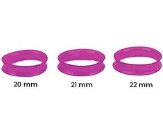 Show Tech Finger Ring Fine žiedai žirklėms, violetiniai, 2 vnt, 20 mm