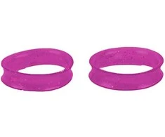 Show Tech Finger Ring Fine žiedai žirklėms, violetiniai, 2 vnt, 20 mm