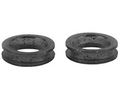 Show Tech Finger Ring žiedai žirklėms, juodi, 2 vnt, 21 mm