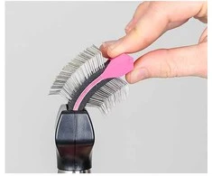 Show Tech+ Flex Groom Professional Slicker minkštas dvipusis šepetys