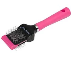 Show Tech+ Flex Groom Professional Slicker minkštas dvipusis šepetys